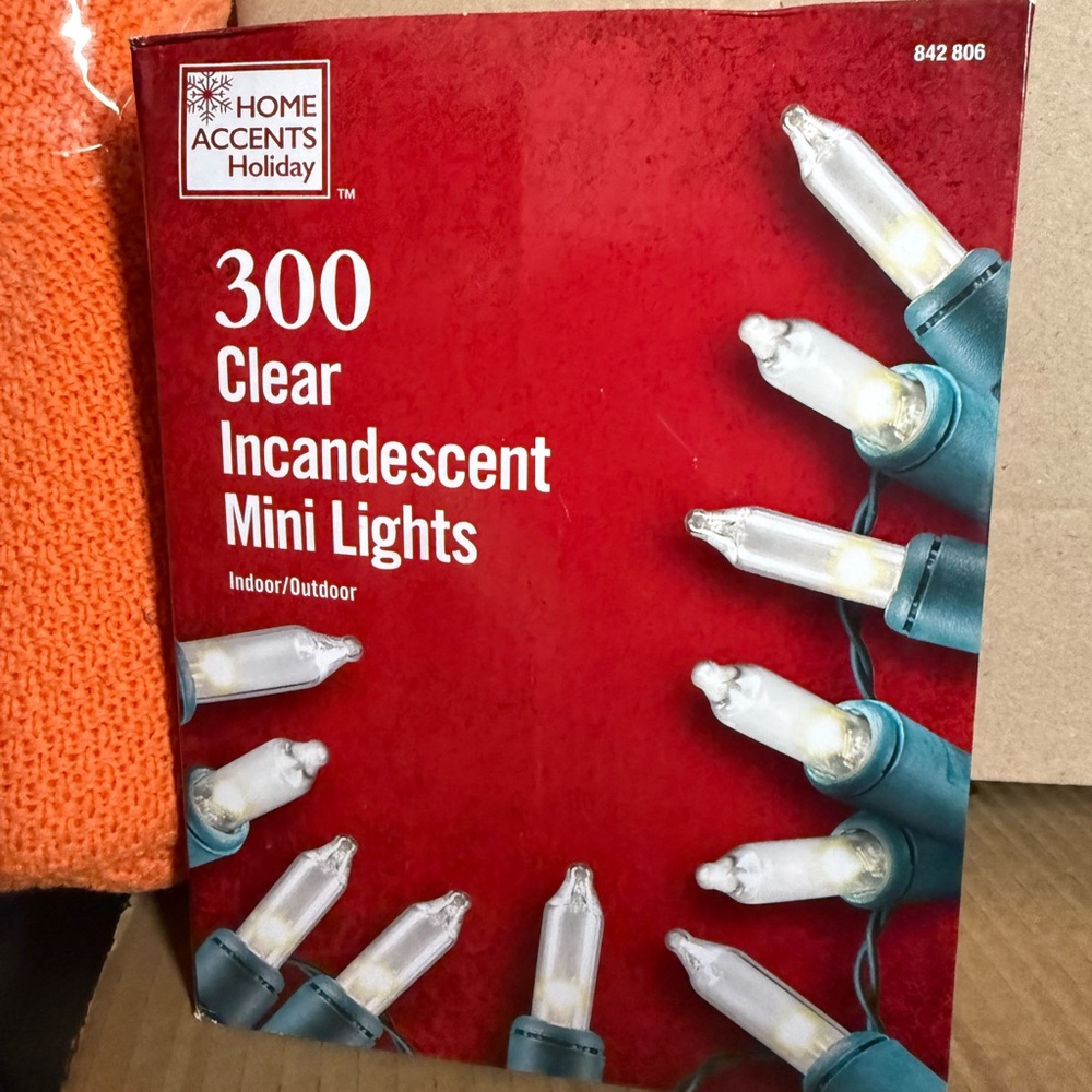 Home Accents Holiday Clear Mini Lights
